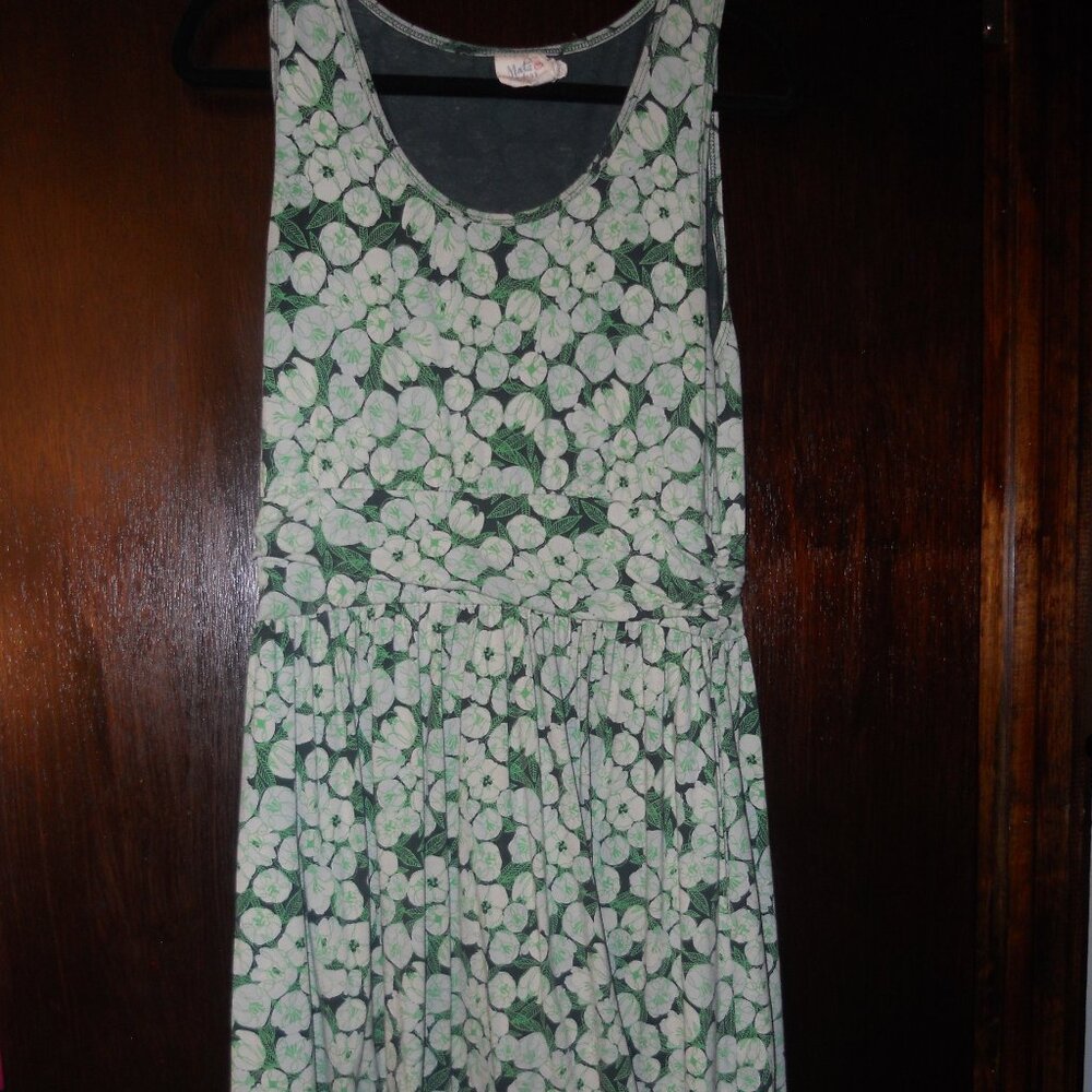 Green Flower Dress